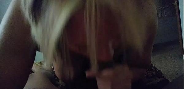  Blonde Italian gets face and throat fucked abd swallows it all